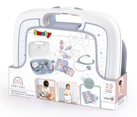 Doplňky pro panenky - Kufřík s pečovatelskými potřebami Baby Care Briefcase Smoby_1