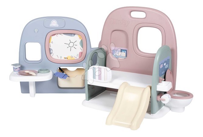 Baby Nurse | Seite 3 - Puppenhaus mit 5 Spielbereichen Baby Care Childcare Center Smoby