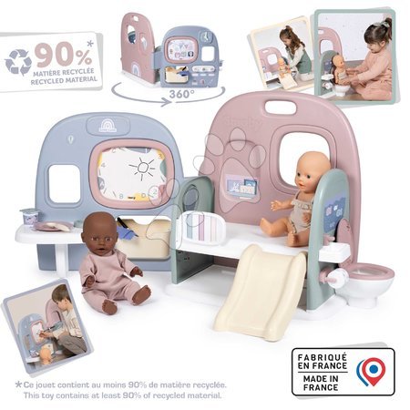 Baby Nurse | Seite 3 - Puppenhaus mit 5 Spielbereichen Baby Care Childcare Center Smoby_1