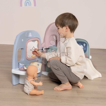 Puppenhäuser - Puppenhaus mit 5 Spielbereichen Baby Care Childcare Center Smoby - 8