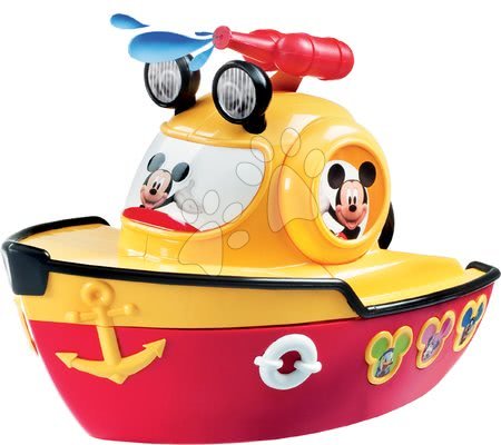 Brodići i čamci za vodu - MONDO 18812 Loďka  Mickey sformickami a vodným delom 35 cm dlhá - 1