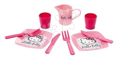 Staré položky - Veľká čajová súprava Hello Kitty Écoiffier  - 5