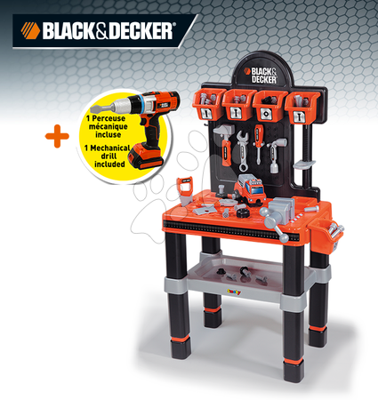 Staré položky - Pracovní dílna Black&Decker Bricolo centr Smoby - 1