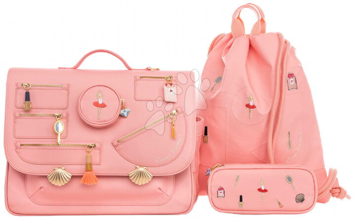 Iskolai kellékek - Set školská aktovka It Bag Midi Jewellery Box Pink Jeune Premier