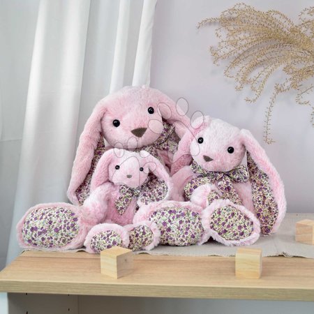Pluszowe zajączki - Pluszowy króliczek Bunny Pink Copain Calin Histoire d’ Ours - 3