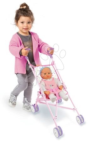 Cărucioare de la 18 luni - Cărucior pentru păpușă Peppa Pig Smoby - 1