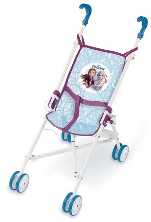 Zložljiv voziček buggy Frozen Smoby za 32-42 cm dojenčka višina ročaja 57,5 cm od 24 mes