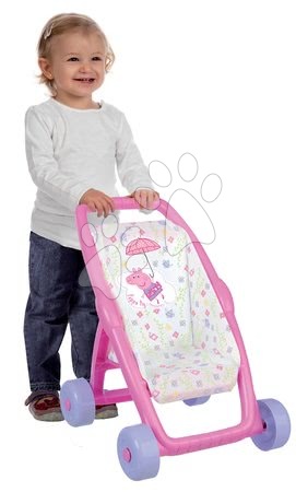 Wózki od 18 miesięcy - Wózek dla lalek Peppa Pig Smoby - 1