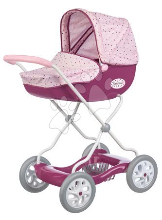 Puppen mit Extra-Rabatt - Puppenwagen tief groß Violette Baby Nurse Smoby