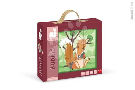 Pohádkové kostky - Pohádkové kostky Kubkid Lesní zvířátka Janod - 1