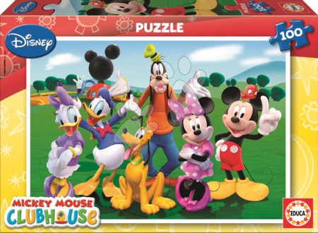 Dječje puzzle od 100 do 300 dijelova - EDUCA 14209 PUZZLE CARDBOARD Mickey 100 ks - 2