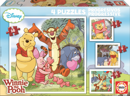 Puzzle progresiv pentru copii - Puzzle Winnie The Pooh Educa - 2