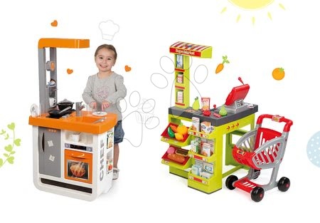 Bucătărie pentru copii seturi - Set bucătărie de jucărie Bon Appétit Chef Smoby - 28