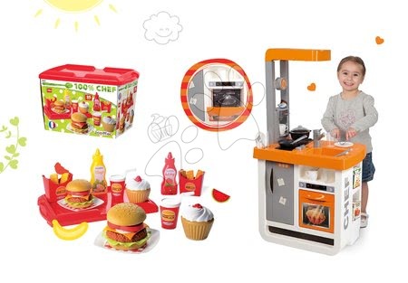 Detské kuchynky - Set kuchynka Bon Appétit Chef Smoby