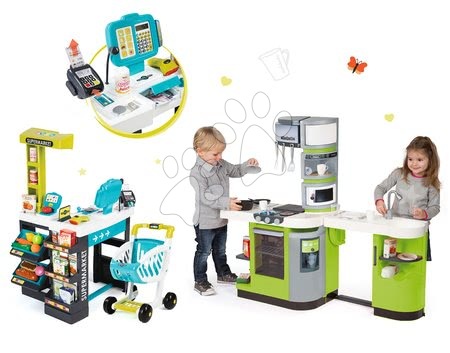 Kuchnia dla dzieci zestawy - Zestaw kuchnia CookMaster Verte Smoby - 30