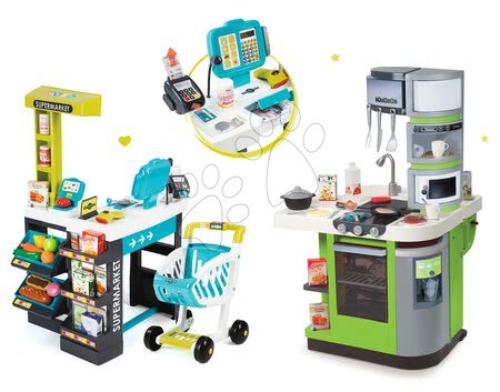 Kuchnia dla dzieci zestawy - Zestaw kuchnia CookMaster Verte Smoby - 29