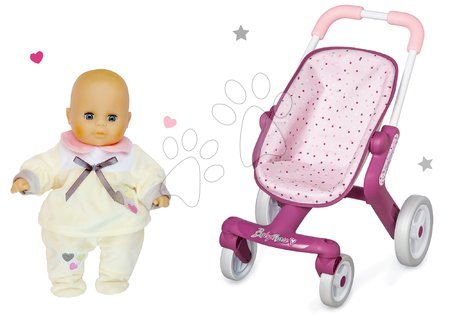 Játék babakocsi szettek - Szett babakocsi bolygókerekekkel Baby Nurse Smoby - 10