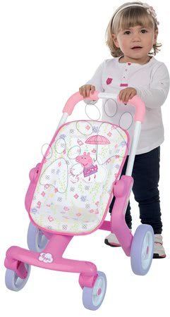 Kočárky od 18 měsíců - Kočárek pro panenku Baby Nurse Peppa Pig Smoby - 1