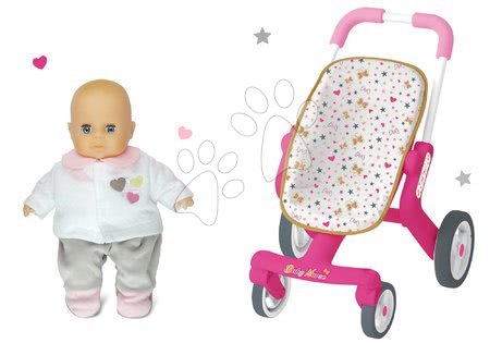 Játék babakocsi szettek - Szett babakocsi bolygókerekekkel Baby Nurse Smoby - 15