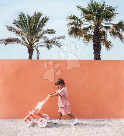 Puppenwagen ab 18 Monaten - Sportlicher Puppenbuggy mit schwenkbaren Rädern Pop Pushchair Soft Baby Nurse Smoby - 12
