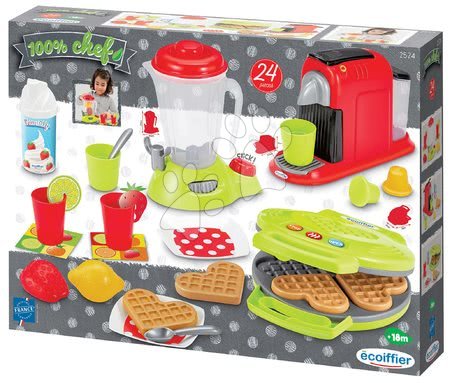 Naczynia i dodatki do kuchni - Gofrownica z mikserem i ekspresem do kawy Small Household Appliances Écoiffier - 3