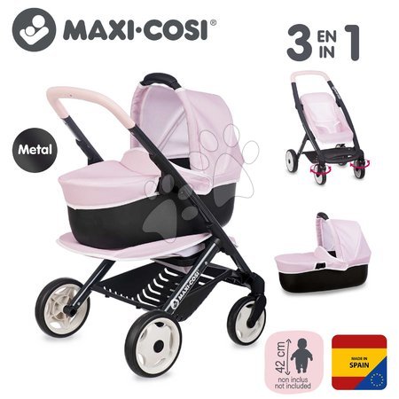 Maxi-Cosi Quinny - Puppenwagen 3-in-1 Pushchair Pink Maxi-Cosi & Quinny Smoby_1
