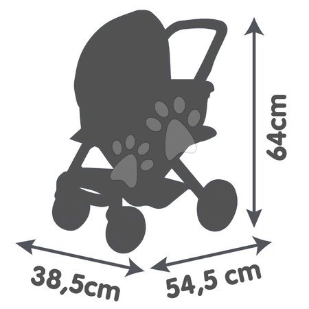 Puppenwagen ab 18 Monaten - Puppenwagen 3-in-1 Pushchair Pink Maxi-Cosi & Quinny Smoby - 19