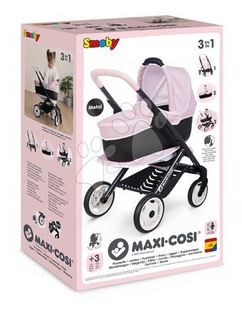Puppenwagen ab 18 Monaten - Puppenwagen 3-in-1 Pushchair Pink Maxi-Cosi & Quinny Smoby - 20