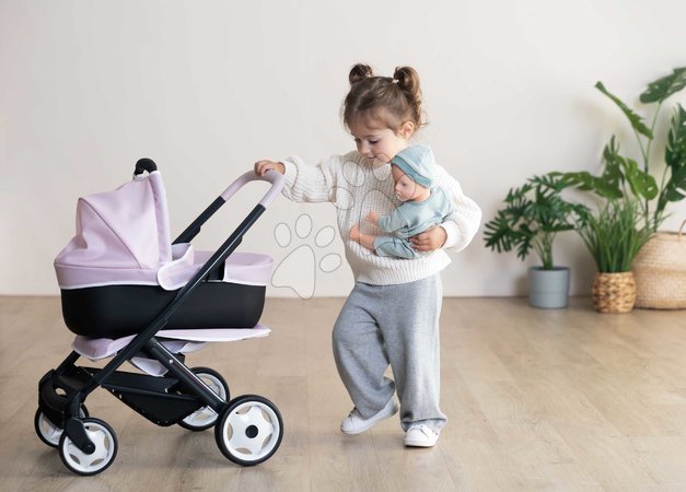 Puppenwagen ab 18 Monaten - Puppenwagen 3-in-1 Pushchair Pink Maxi-Cosi & Quinny Smoby - 9
