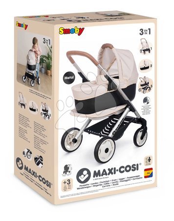 Puppenwagen ab 18 Monaten - Puppenwagen 3-in-1 Pushchair Sandy Maxi-Cosi & Quinny Smoby - 16
