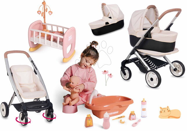 Maxi-Cosi Quinny - Set de poussette trois-en-un avec nacelle Puschair Sandy, Maxi Cosi & Quinny Smoby