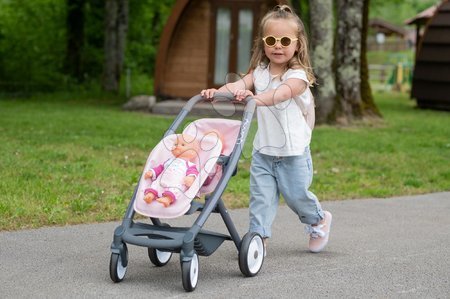 Cărucioare pentru păpuși seturi - Set cărucior și valiză de înfășat Powder Maxi Cosi&Quinny Smoby - 15