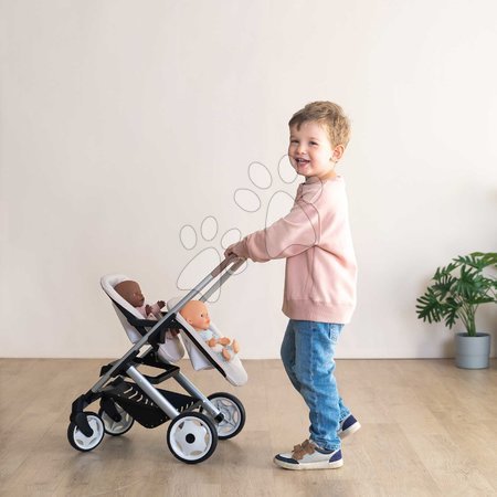 Puppenwagen ab 18 Monaten - Puppenzwillingswagen mit Sicherheitsgurt Twin Pushchair Sandy Maxi-Cosi & Quinny Smoby - 8