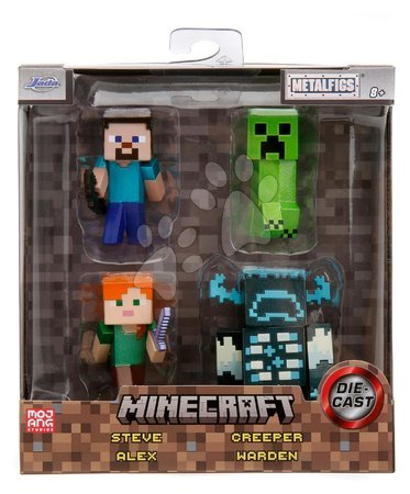 Játékok 6 - 9 éves gyerekeknek - Gyűjthető figurák Minecraft 4-Pack Jada_1