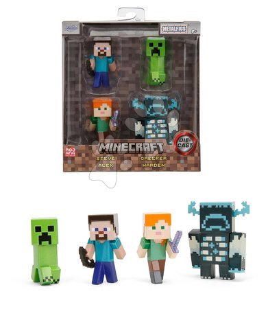 Zberateľské figúrky - Figurki kolekcjonerskie Minecraft 4-Pack Jada - 7