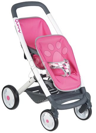 Wózki od 18 miesięcy - Zestaw wózek dla dwóch lalek 2w1 retro Maxi Cosi & Quinny Smoby - 2