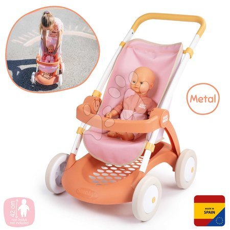 Puppen  | Seite 5 - Sportlicher Puppenbuggy mit Stoffbezug Pushchair Soft Baby Nurse von Smoby_1