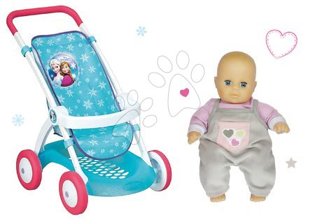 Kočárky pro panenky sety  - Set sportovní kočárek pro panenku Frozen Disney Smoby - 2