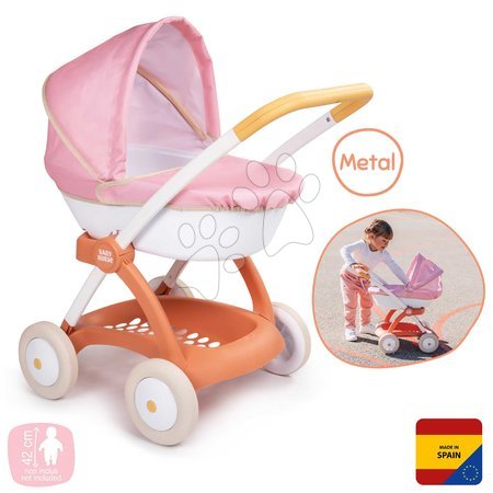 Baby Nurse | Seite 3 - Tiefer Puppenwagen mit Stoffbezug Pram Soft Baby Nurse Smoby _1