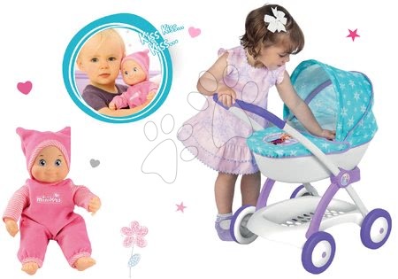 Frozen Ľadové Kráľovstvo - Set hlboký kočík pre 42 cm bábiku Frozen Disney Smoby