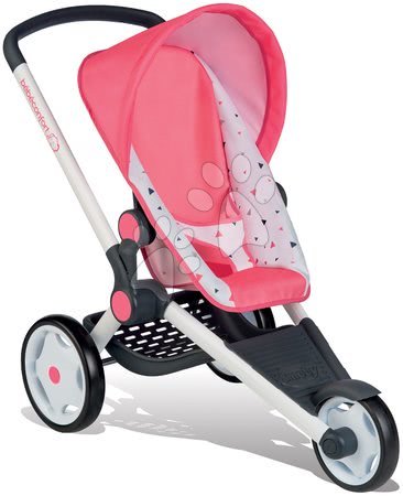 Wózki od 18 miesięcy - Zestaw wózek spacerowy Trio Pastel Maxi Cosi & Quinny Jogger Smoby - 8