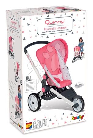 Wózki od 18 miesięcy - Zestaw wózek spacerowy Trio Pastel Maxi Cosi & Quinny Jogger Smoby - 10