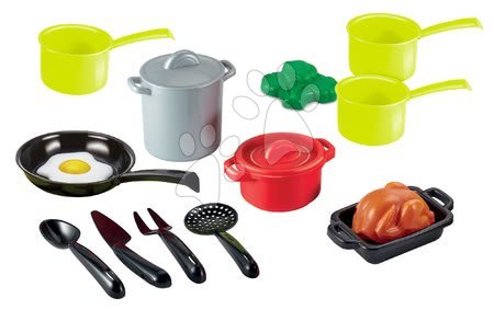 Accesorii și vase de bucătărie de jucărie - Vase și alimente de bucătărie 100% Chef Ecoiffier - 1