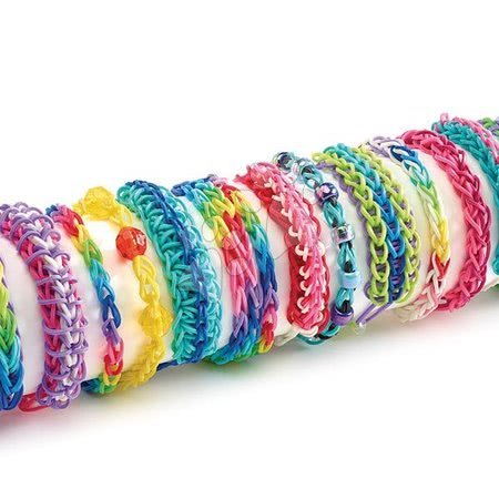 Gumice Loom Bands - Rainbow Loom originalne prozirne gumice 600 komada tamnoljubičaste od 6 godina_1