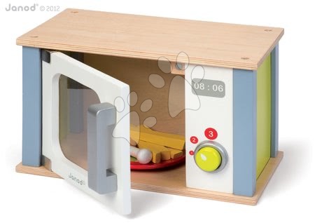 Dřevěné kuchyňky - Dřevěná mikrovlnka Picnik Microwave Janod - 3