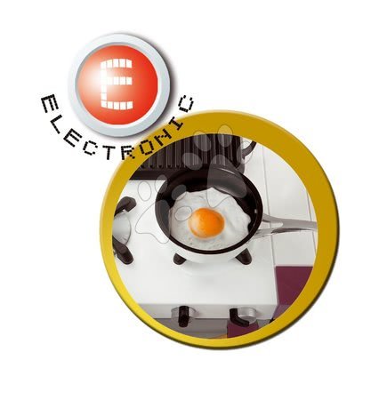 Neaktívna Staré položky - SMOBY 24665 Kuchynka FRENCH TOUCH TEFAL Excellence bordovo-zlatá s tečúcou VODOU elektrická 115*41*97 cm - 5