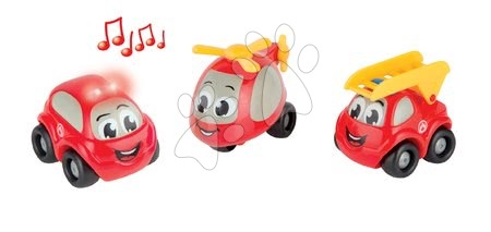 Staré položky - Sada 3 hasičských autíček Vroom Planet Smoby - 4
