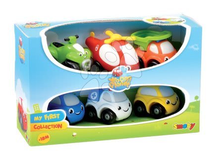 Staré položky - Sada 6 autíček Vroom Planet Smoby - 5