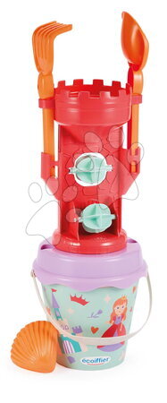 Găleți pentru nisip - Set cu găleată și râșniță dublă pentru prințese – Garnished Mill Bucket Écoiffier