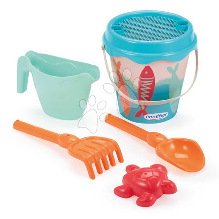 Homokozó vödrök - Vödör szett Sardine Garnished Bucket Écoiffier_1